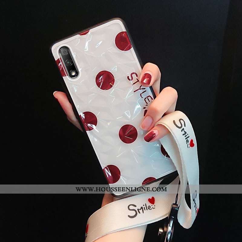 Housse Honor 9x Pro Fluide Doux Silicone Tendance Créatif Nouveau Tout Compris Incassable Rouge