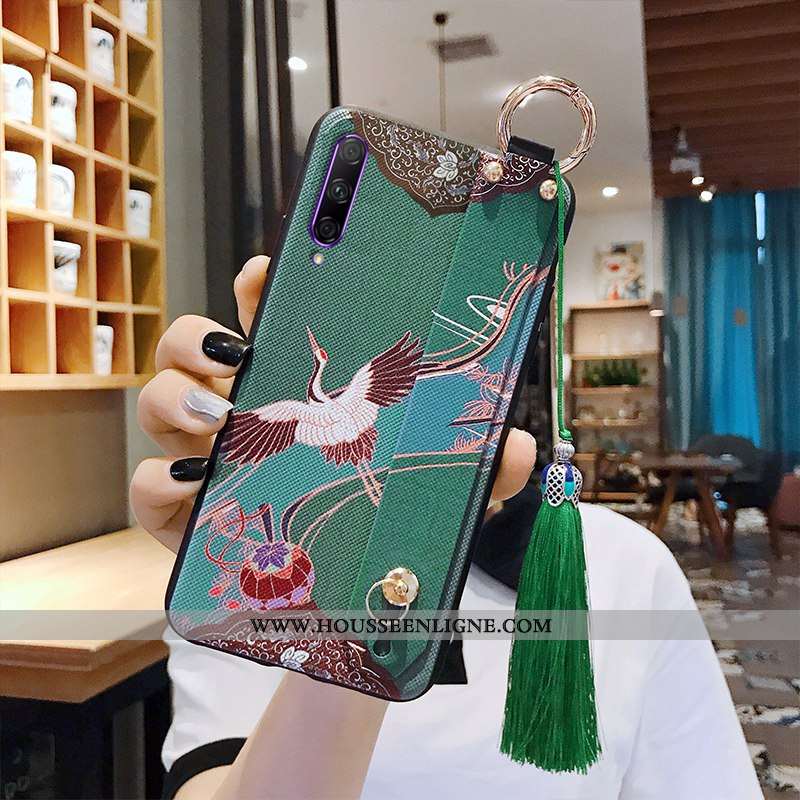 Housse Honor 9x Pro Ornements Suspendus Cou Suspendu Téléphone Portable Style Chinois Vent Jeunesse 