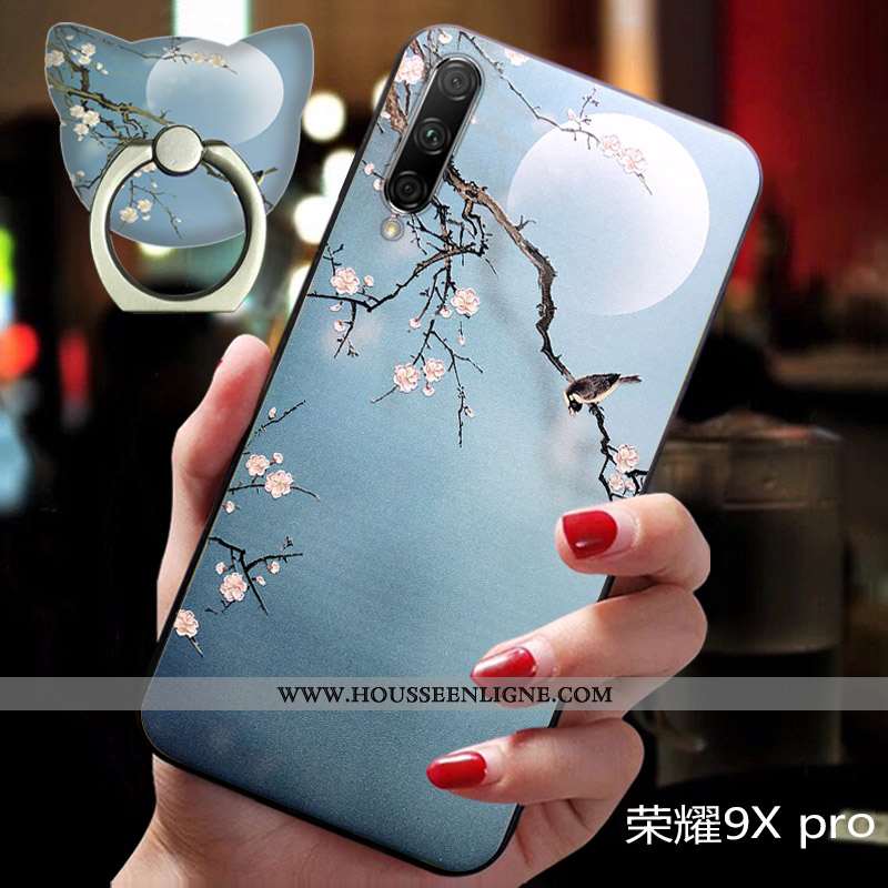 Housse Honor 9x Pro Protection Délavé En Daim Téléphone Portable Incassable Silicone Légère Tendance