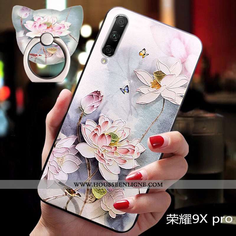 Housse Honor 9x Pro Protection Délavé En Daim Téléphone Portable Incassable Silicone Légère Tendance