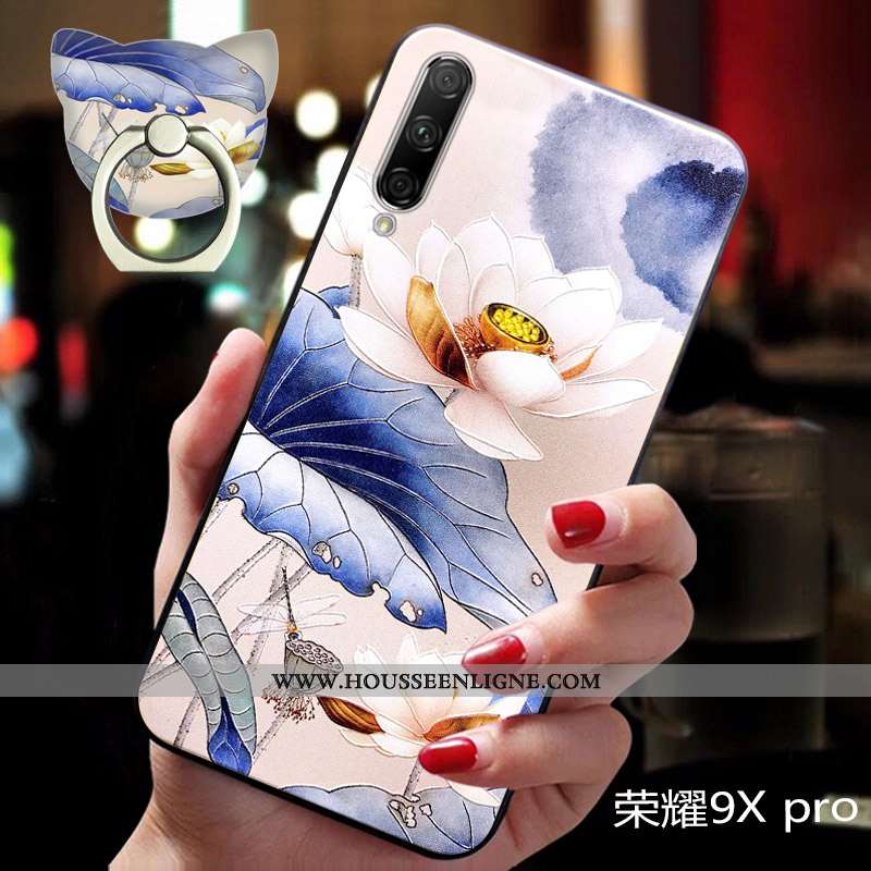 Housse Honor 9x Pro Protection Délavé En Daim Téléphone Portable Incassable Silicone Légère Tendance
