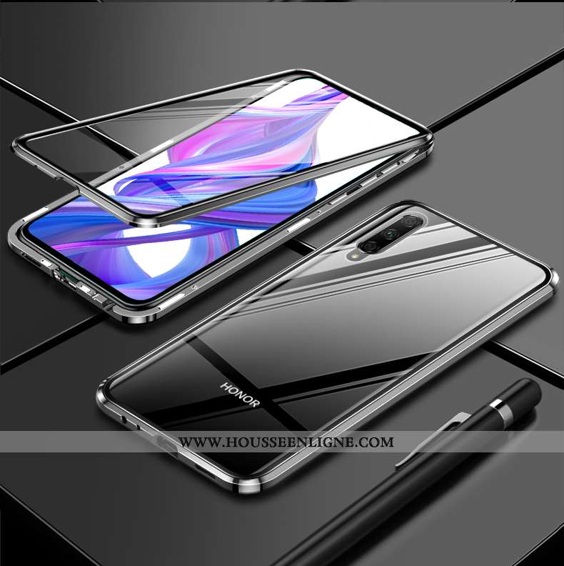 Housse Honor 9x Pro Transparent Ultra Étui Coque Tout Compris Téléphone Portable Protection Violet
