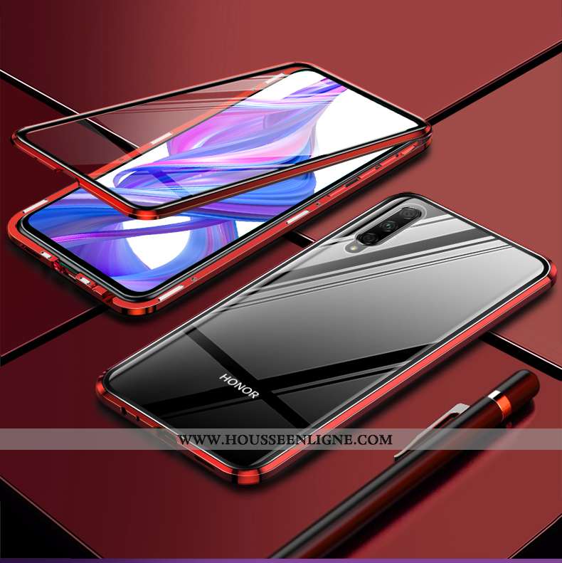 Housse Honor 9x Pro Transparent Ultra Étui Coque Tout Compris Téléphone Portable Protection Violet