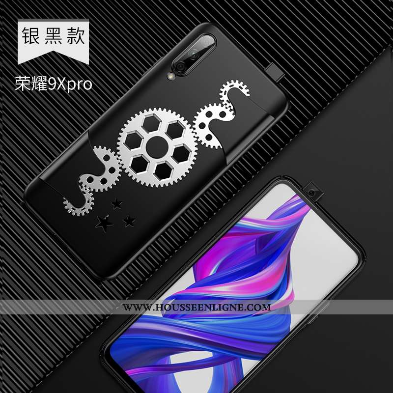 Housse Honor 9x Pro Ultra Tendance Net Rouge Personnalité Incassable Créatif Tout Compris