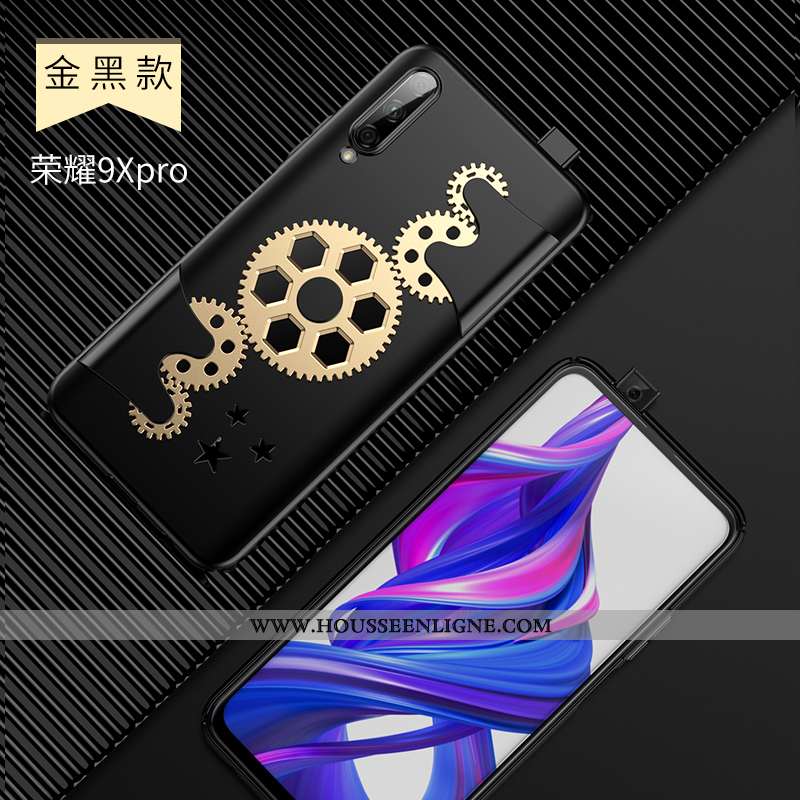 Housse Honor 9x Pro Ultra Tendance Net Rouge Personnalité Incassable Créatif Tout Compris