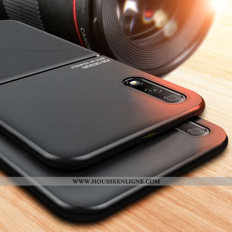 Housse Honor 9x Protection Créatif Ultra Incassable Simple Cuir Nouveau Bleu Foncé