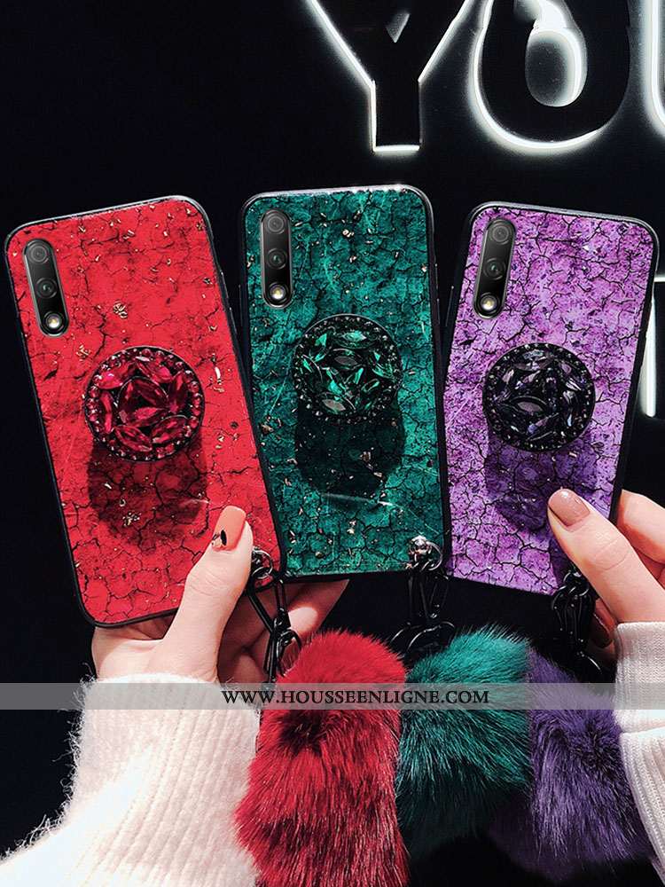 Housse Honor 9x Protection Ornements Suspendus Tendance Téléphone Portable Vert Tout Compris Incassa