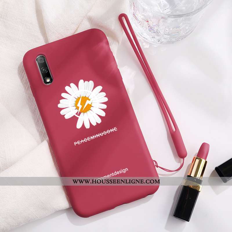 Housse Honor 9x Silicone Protection Frais Coque Tout Compris Étui Petit Rouge