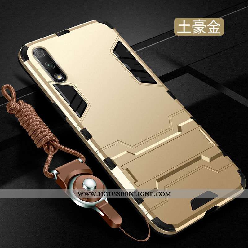 Housse Honor 9x Tendance Fluide Doux Coque Silicone Or Délavé En Daim Personnalité Doré