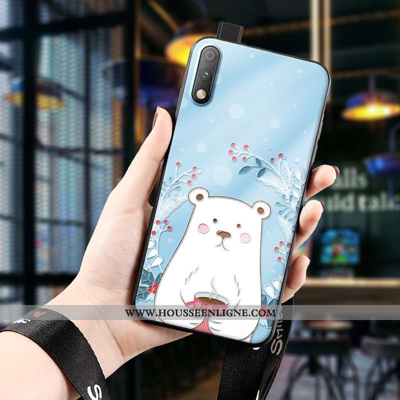 Housse Honor 9x Tendance Fluide Doux Protection Jeunesse Dessin Animé Dimensionnel Tout Compris Vert