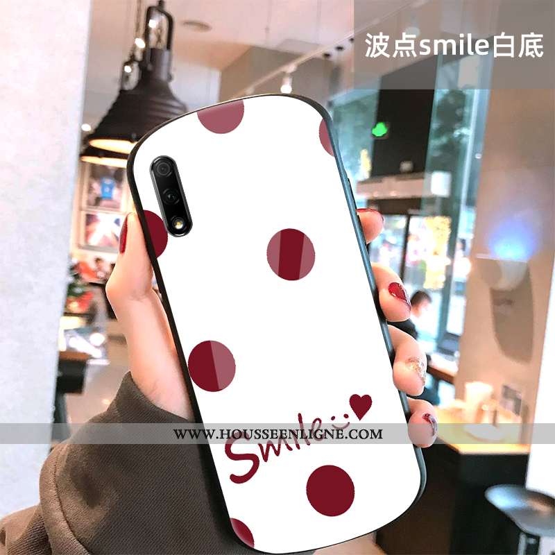 Housse Honor 9x Verre Protection Blanc Nouveau Souriant Difficile Coque Blanche