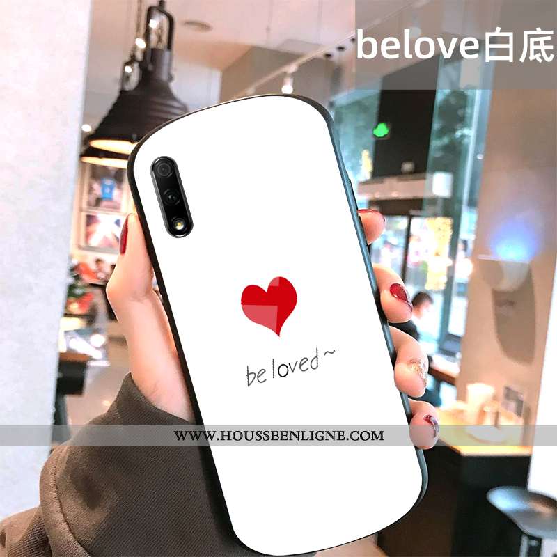 Housse Honor 9x Verre Protection Blanc Nouveau Souriant Difficile Coque Blanche