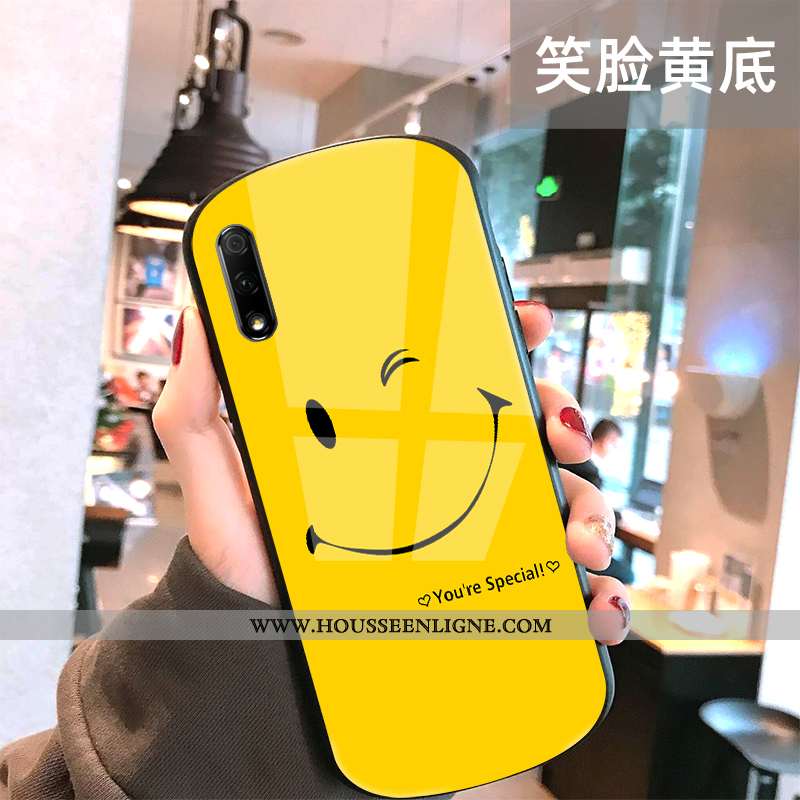 Housse Honor 9x Verre Protection Blanc Nouveau Souriant Difficile Coque Blanche