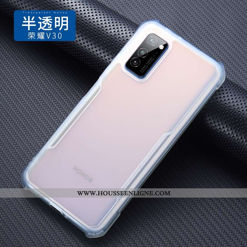 Housse Honor View30 Créatif Ultra Incassable Tendance Transparent Étui Tout Compris Noir