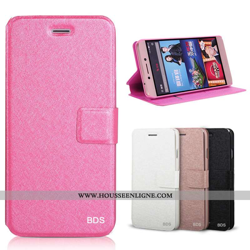 Housse Honor View30 Cuir Protection Rose Délavé En Daim Simple Coque Étui