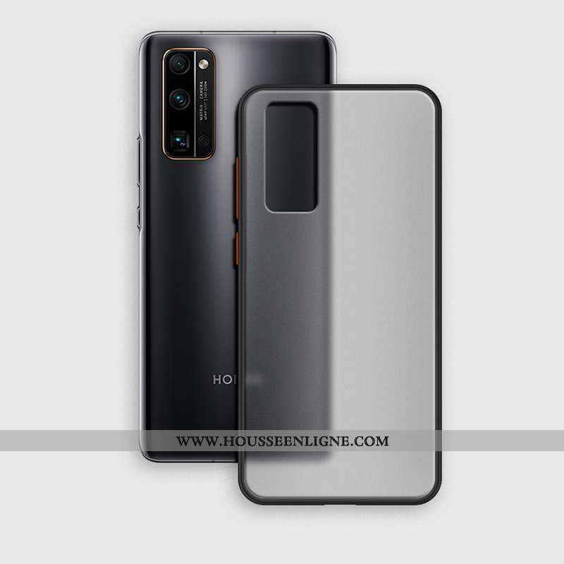 Housse Honor View30 Délavé En Daim Ultra Tout Compris Transparent Téléphone Portable Simple Tendance