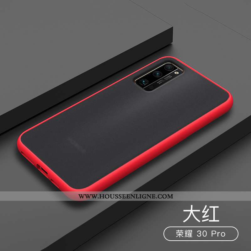 Housse Honor View30 Délavé En Daim Ultra Tout Compris Transparent Téléphone Portable Simple Tendance