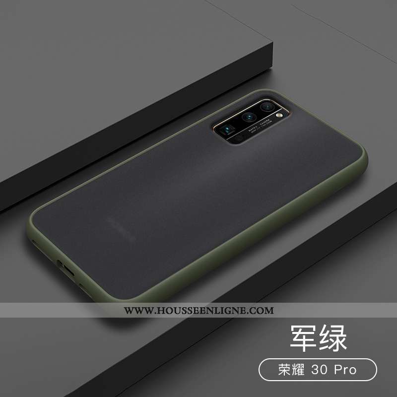 Housse Honor View30 Délavé En Daim Ultra Tout Compris Transparent Téléphone Portable Simple Tendance