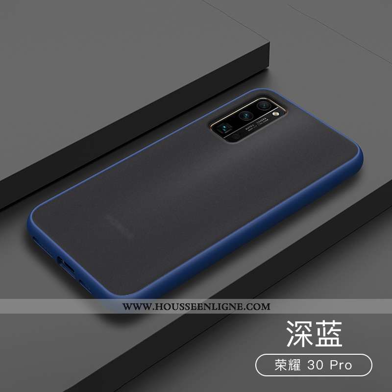 Housse Honor View30 Délavé En Daim Ultra Tout Compris Transparent Téléphone Portable Simple Tendance
