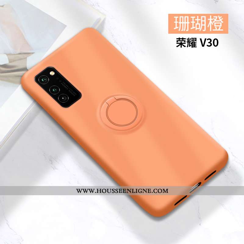 Housse Honor View30 Fluide Doux Silicone Protection Vert Téléphone Portable Tendance Tout Compris Ve