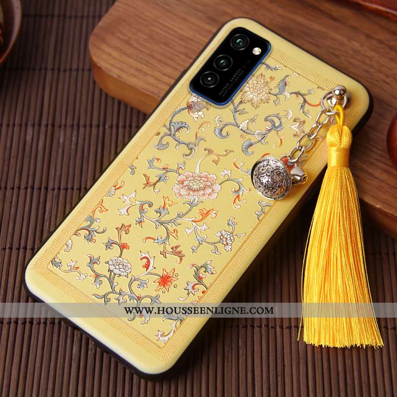 Housse Honor View30 Personnalité Créatif Téléphone Portable Étui Incassable Tendance Silicone Rose