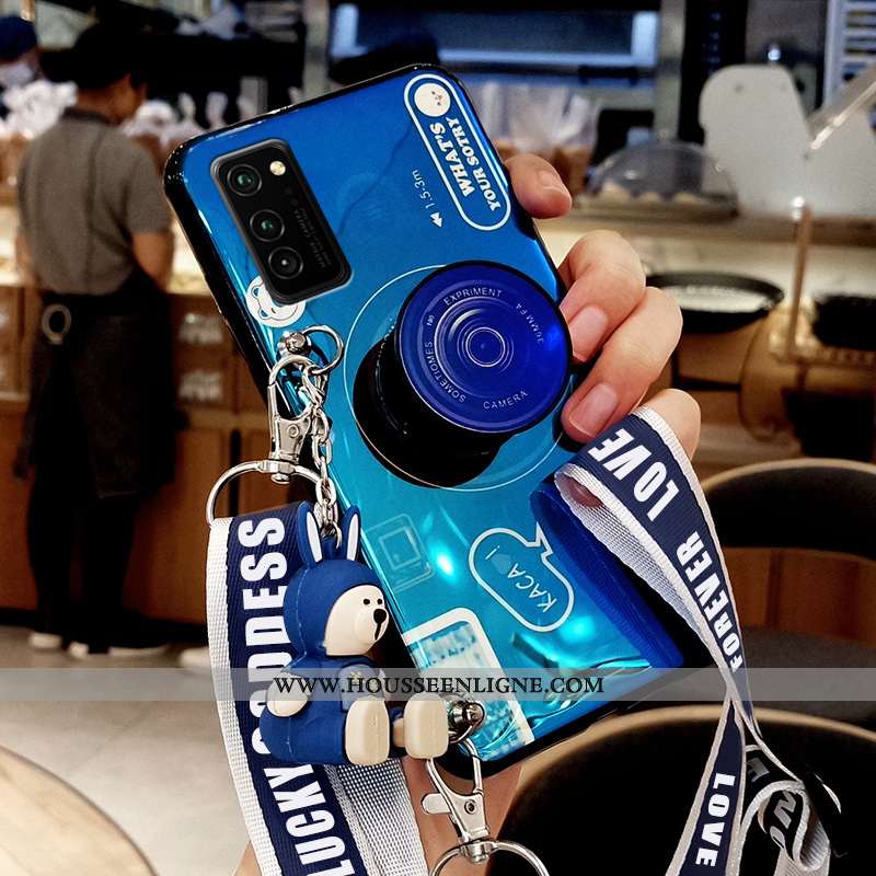 Housse Honor View30 Pro Créatif Ultra Téléphone Portable Net Rouge Légère Silicone Personnalité Rose