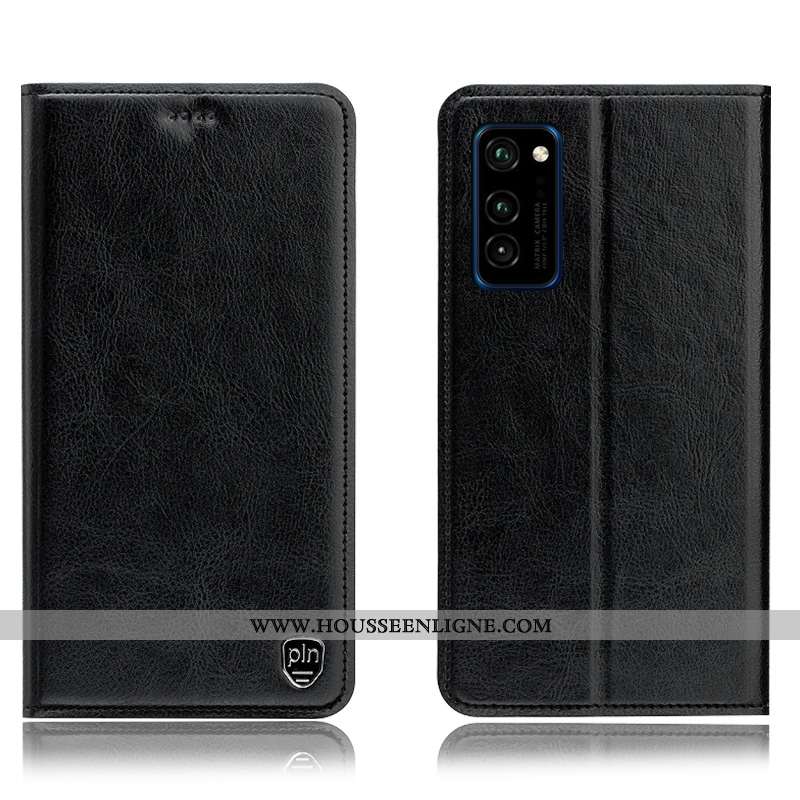 Housse Honor View30 Pro Cuir Véritable Modèle Fleurie Tout Compris Téléphone Portable Coque Étui Mar