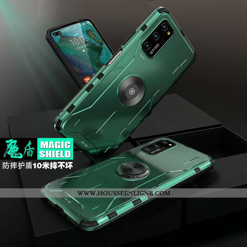 Housse Honor View30 Pro Métal Délavé En Daim Silicone Incassable Violet Étui Ultra