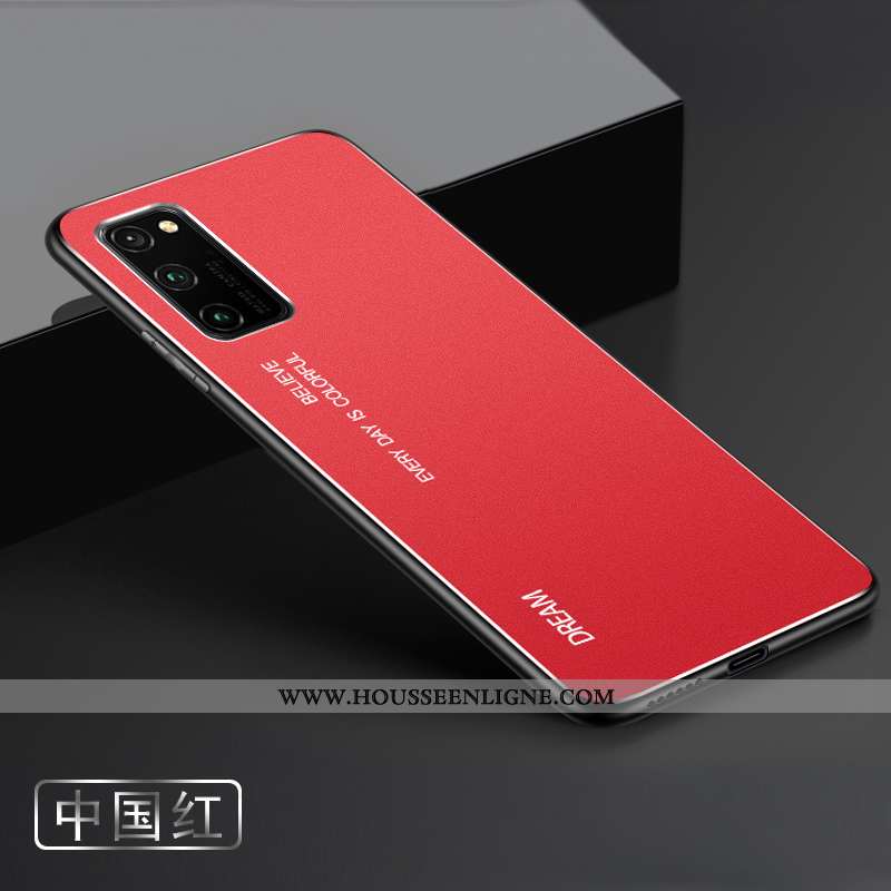 Housse Honor View30 Protection Métal Étui Coque Nouveau Difficile Délavé En Daim Noir