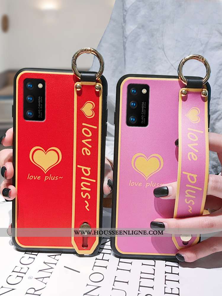 Housse Honor View30 Protection Personnalité Amour Vert Incassable Silicone Ultra Verte