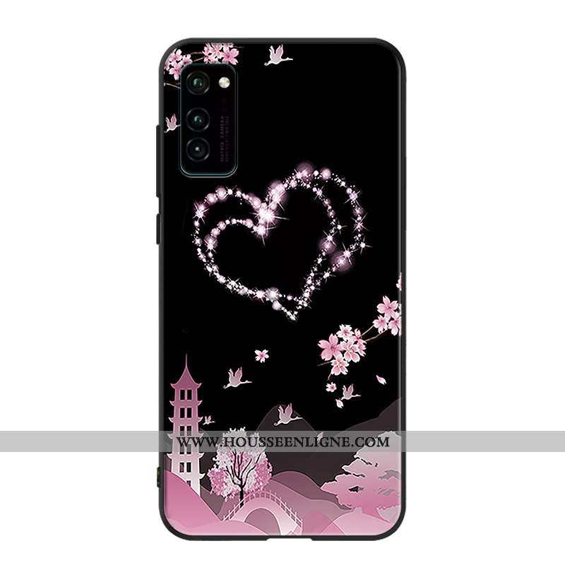 Housse Honor View30 Protection Tendance Noir Coque Incassable Silicone Simple