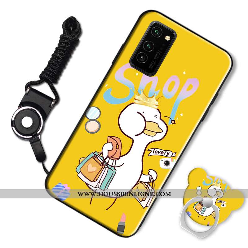 Housse Honor View30 Protection Tendance Noir Coque Incassable Silicone Simple