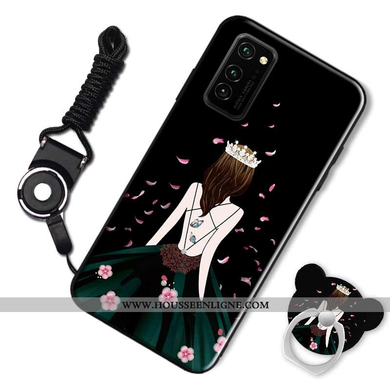 Housse Honor View30 Protection Tendance Noir Coque Incassable Silicone Simple