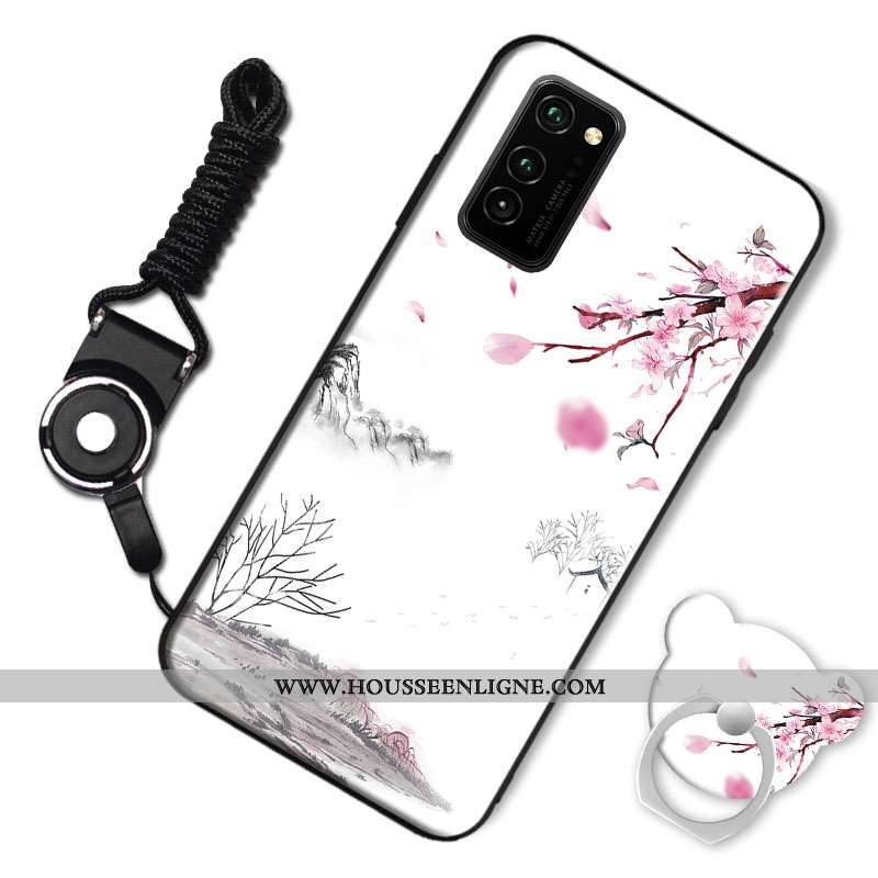 Housse Honor View30 Protection Tendance Noir Coque Incassable Silicone Simple