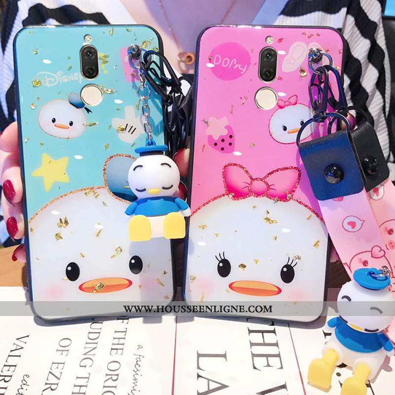 Housse Huawei Mate 10 Lite Créatif Tendance Légères Légère Silicone Paillette Canard Rose