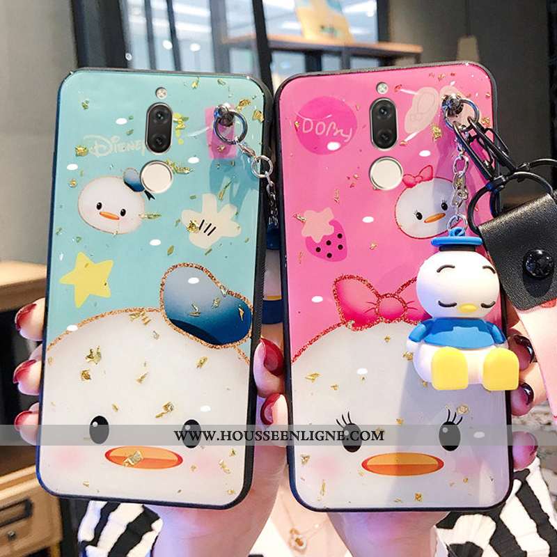 Housse Huawei Mate 10 Lite Créatif Tendance Légères Légère Silicone Paillette Canard Rose