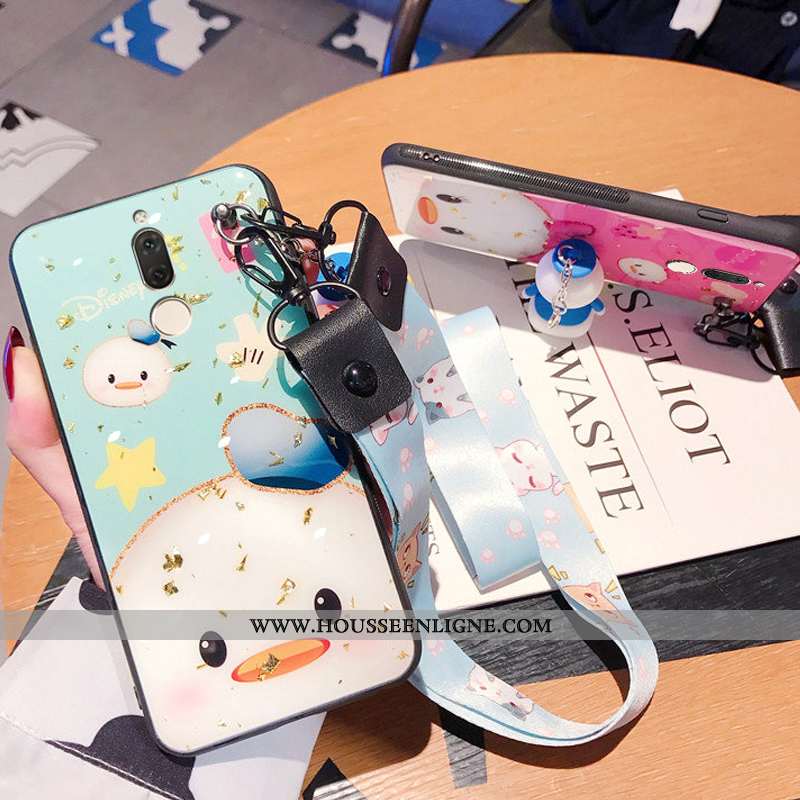 Housse Huawei Mate 10 Lite Créatif Tendance Légères Légère Silicone Paillette Canard Rose