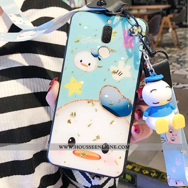 Housse Huawei Mate 10 Lite Créatif Tendance Légères Légère Silicone Paillette Canard Rose