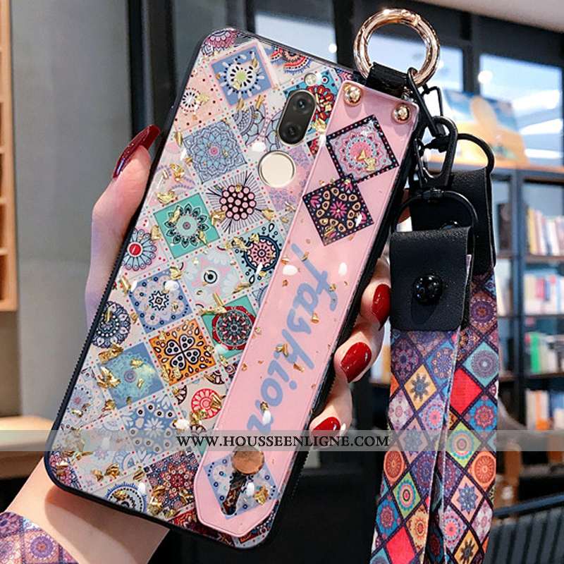 Housse Huawei Mate 10 Lite Fluide Doux Silicone Légère Or Miroir Personnalité Téléphone Portable Ros