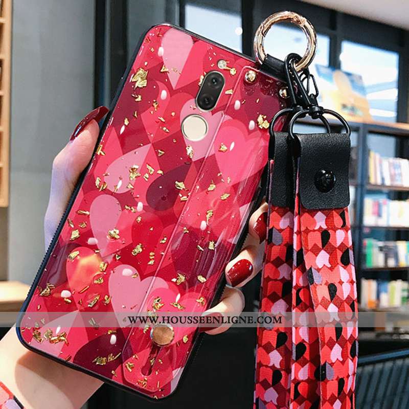 Housse Huawei Mate 10 Lite Fluide Doux Silicone Légère Or Miroir Personnalité Téléphone Portable Ros