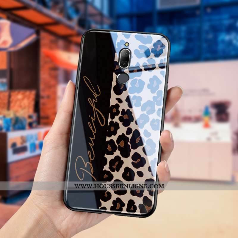 Housse Huawei Mate 10 Lite Légère Modèle Fleurie Noir Téléphone Portable Verre Difficile Personnalit