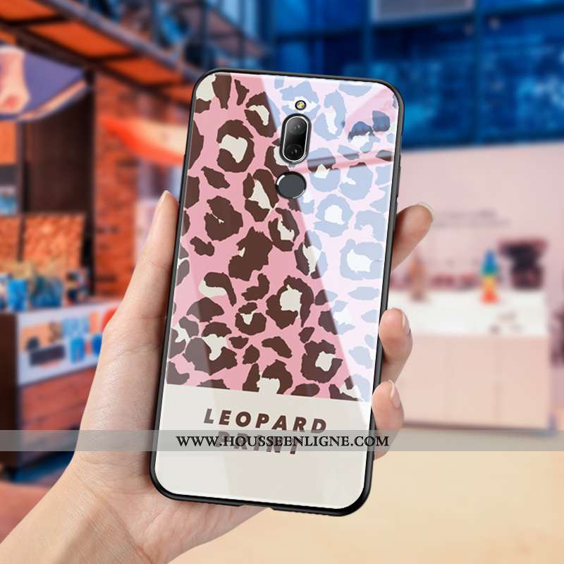 Housse Huawei Mate 10 Lite Légère Modèle Fleurie Noir Téléphone Portable Verre Difficile Personnalit