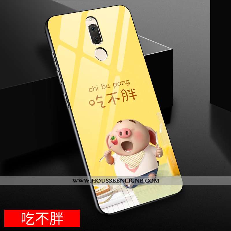 Housse Huawei Mate 10 Lite Personnalité Créatif Tendance Jaune Incassable Dessin Animé Coque