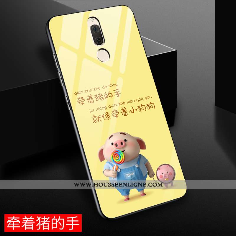 Housse Huawei Mate 10 Lite Personnalité Créatif Tendance Jaune Incassable Dessin Animé Coque