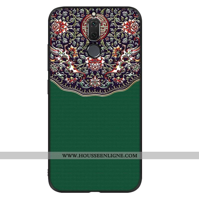 Housse Huawei Mate 10 Lite Vintage Tendance Tout Compris Coque Vent Fluide Doux Net Rouge Bleu