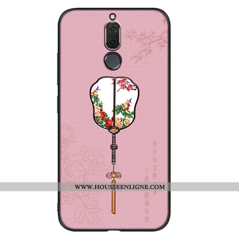 Housse Huawei Mate 10 Lite Vintage Tendance Tout Compris Coque Vent Fluide Doux Net Rouge Bleu