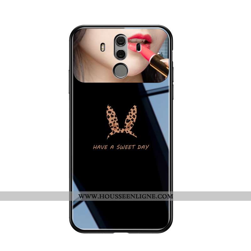 Housse Huawei Mate 10 Pro Ultra Tendance Charmant Créatif Incassable Tout Compris Net Rouge Blanche