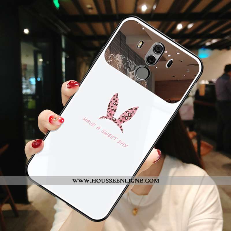 Housse Huawei Mate 10 Pro Ultra Tendance Charmant Créatif Incassable Tout Compris Net Rouge Blanche