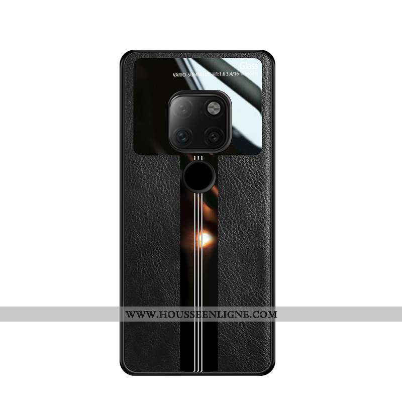 Housse Huawei Mate 20 Créatif Dessin Animé Coque Étui Noir Business Personnalité