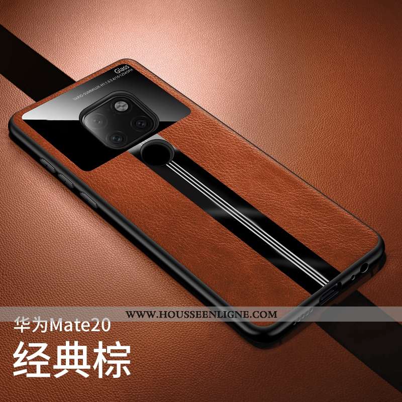 Housse Huawei Mate 20 Créatif Dessin Animé Coque Étui Noir Business Personnalité